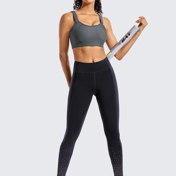 Women's Sports Bra Front Adjustable High Impact Support Lightly Padded Wireless - Picture 1 of 10